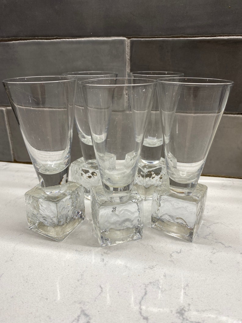 Ice Cube Vodka Shot Glasses Etsy