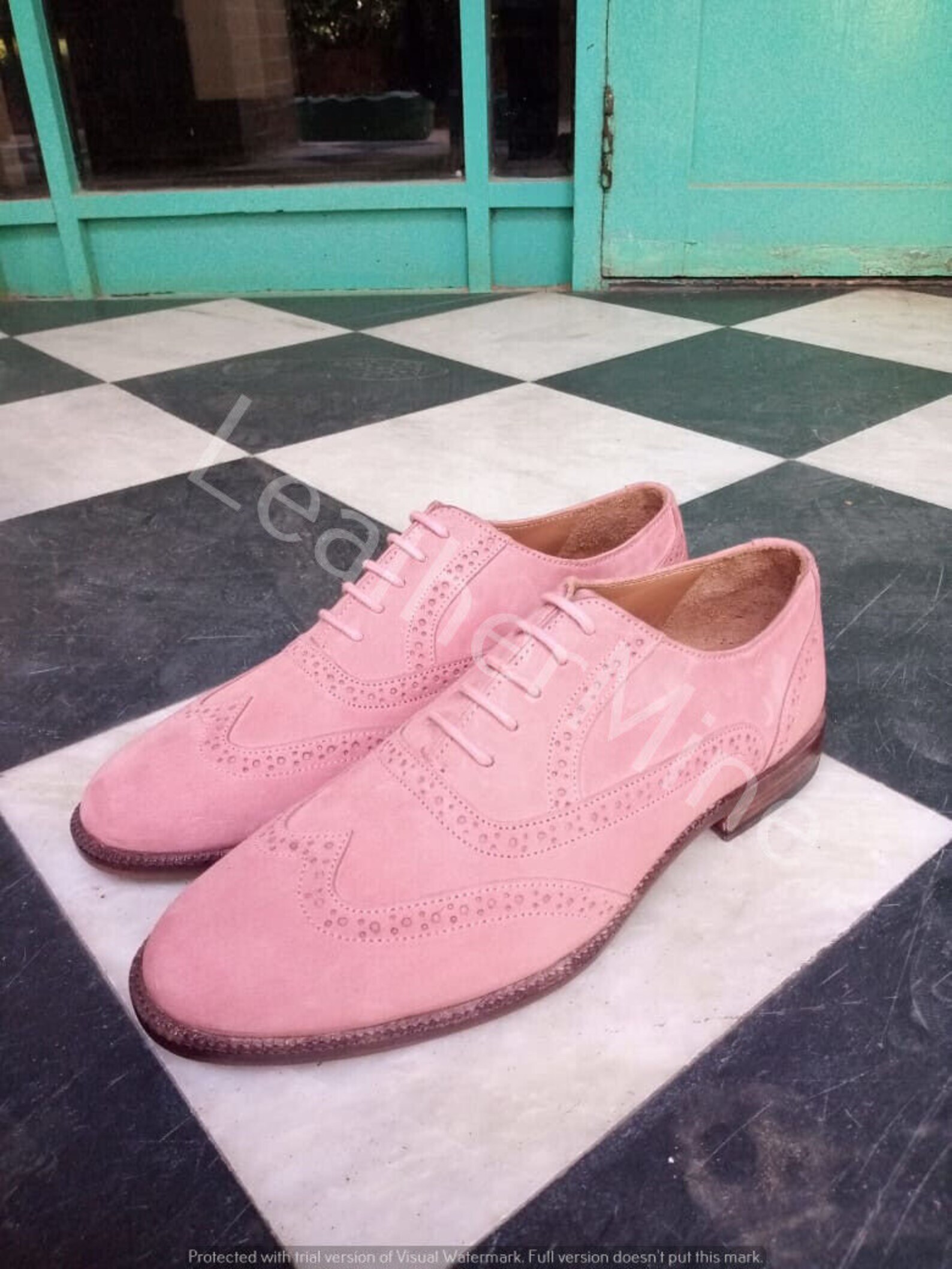 Exclusive Formal Dress Shoe Pink BRADFORD