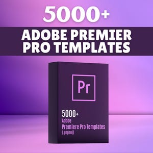 5000+ Premiere Pro Templates Bundle | Video Editing Pack with Transitions, Titles, Effects & Overlays