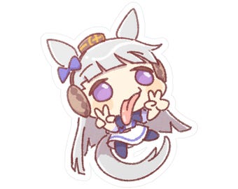 Gold Ship Vinyl Decal [Umamusume]