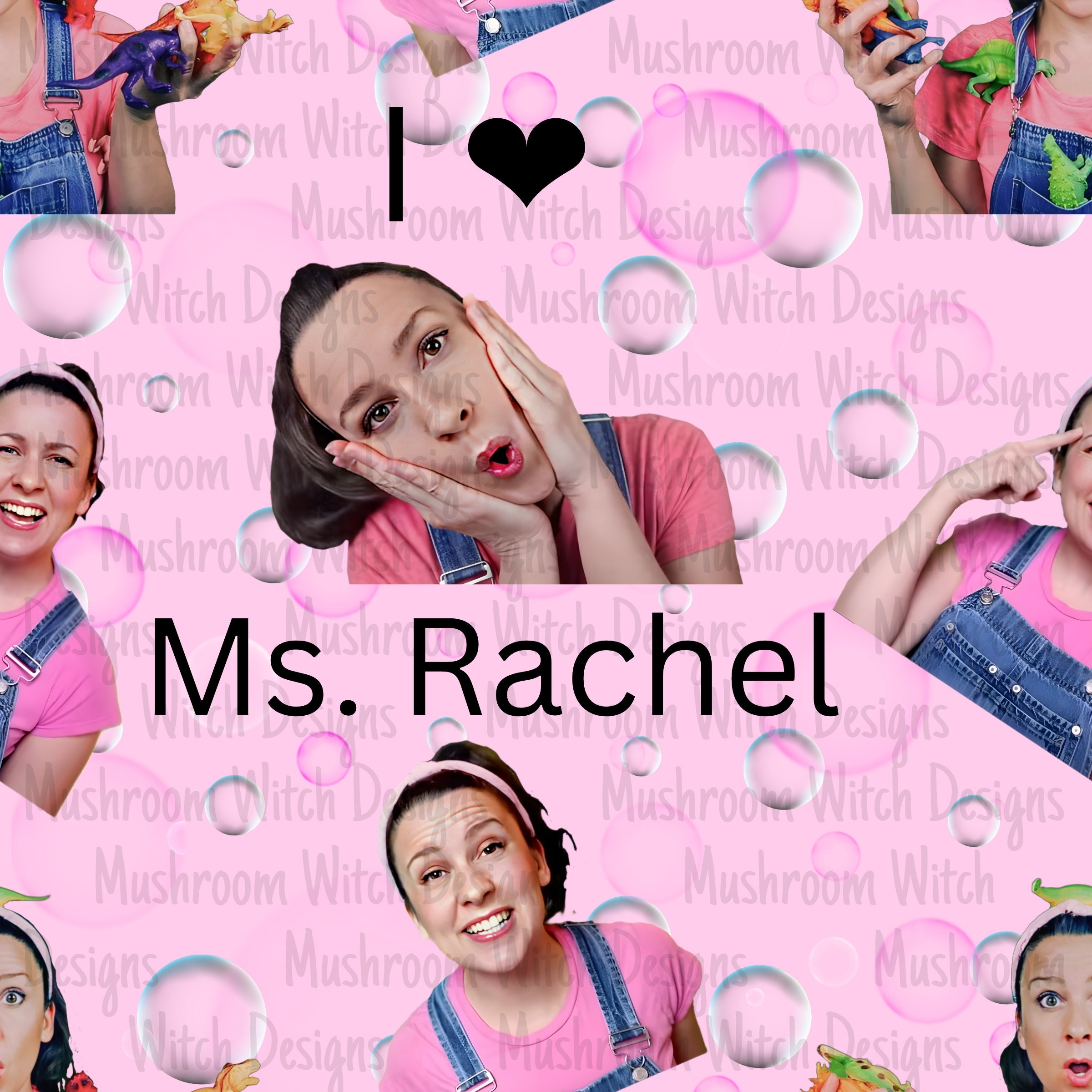 Ms. Rachel Icky Sticky Bubblegum Seamless File - Etsy Australia