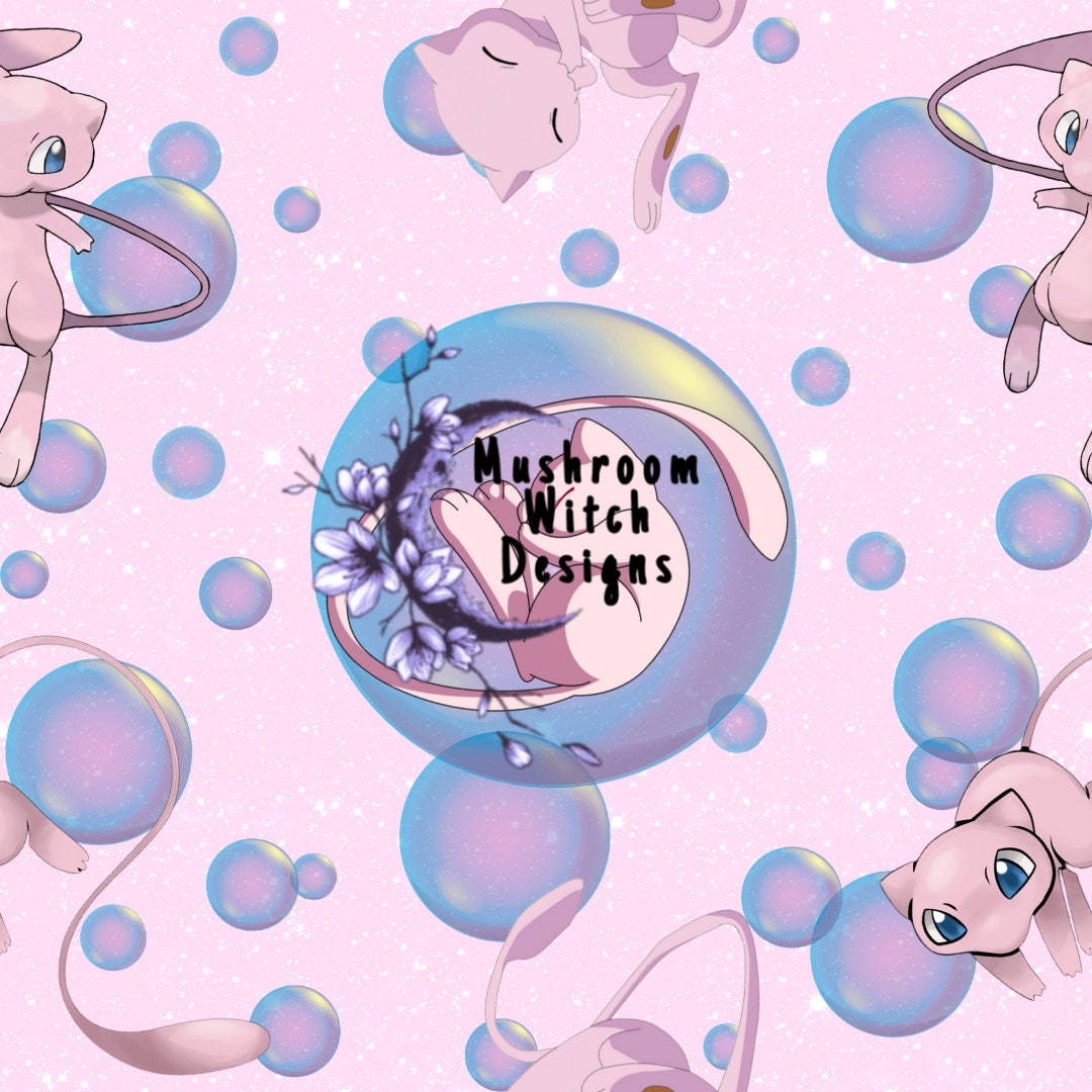 CUTE Mew, Pokemon Mew art transparent background PNG clipart