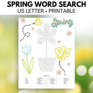 Spring Word Search