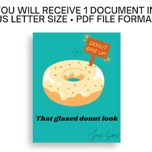 Home Gym Wall Art - Jess Sims Glazed Donut Look
