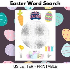 Easter Word Search Non-Religious