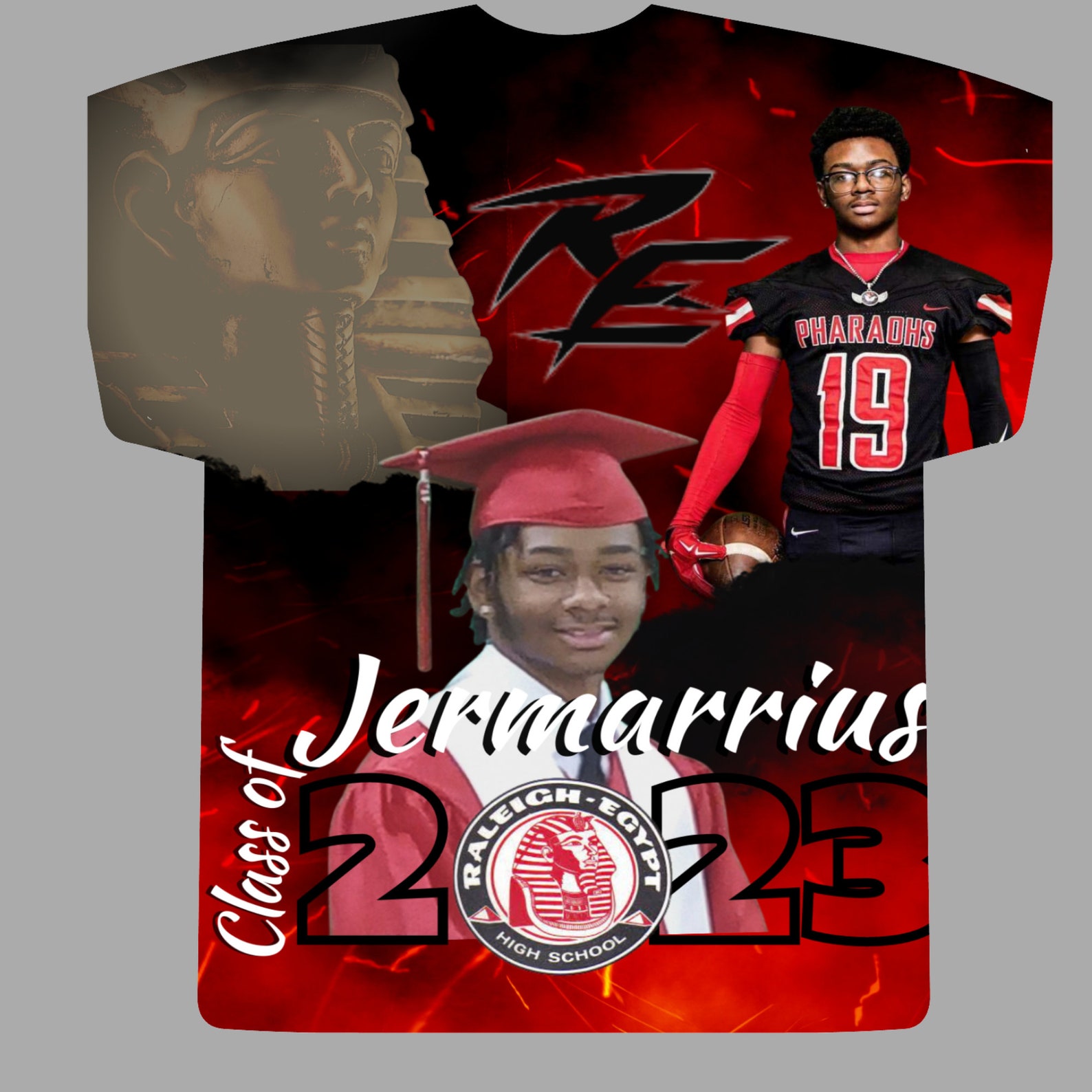 Custom 3D Print Class of 2024 Graduation Shirt, Graduation Shirt