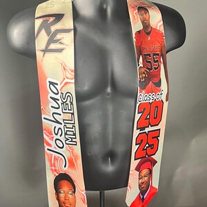 2025 graduation stole, custom stole, sash