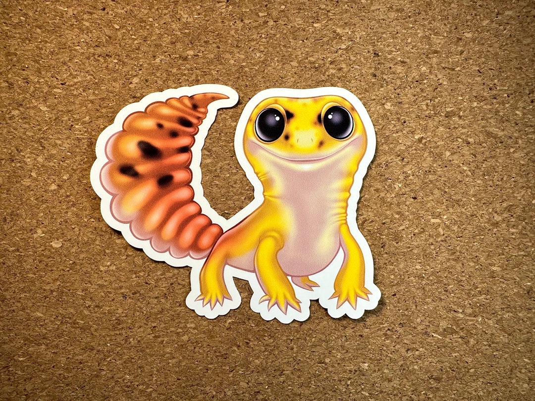 Leopard Gecko Vinyl Decal Gifts for Reptile Lovers Exotic Etsy