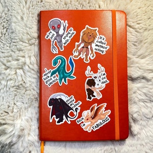 Misunderstood Cryptids VALUE PACK 2 / Funny Cryptid Stickers / Mini ...