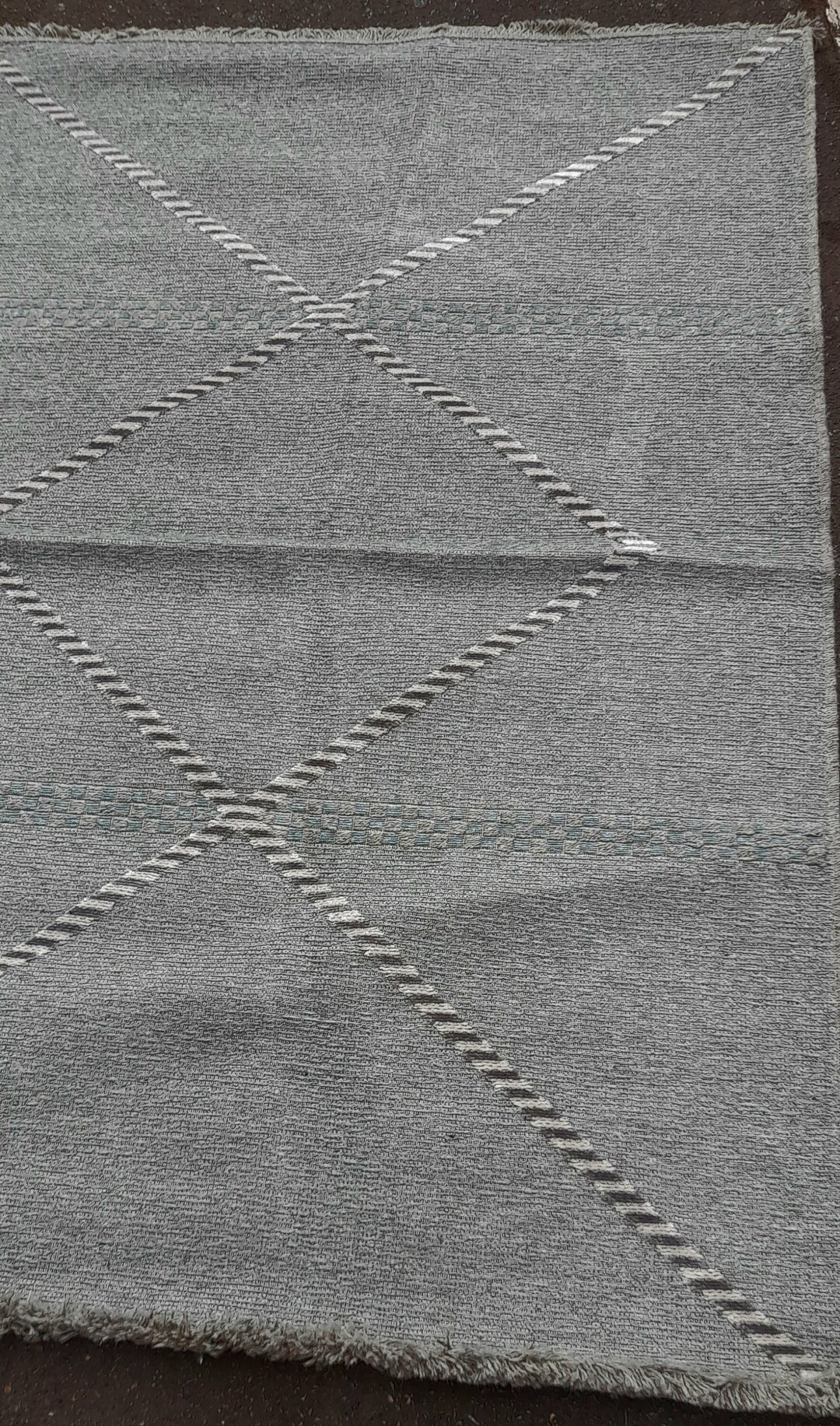 Traditional Light Green and Gray Wool Rug 160cm X 230cm Made Etsy