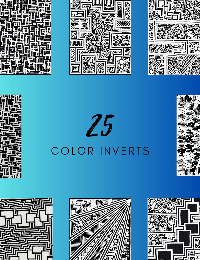 50 Geometric Adult Coloring Pages Printable Coloring Bundle Abstract ...