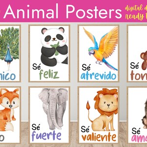 Décoration d&#39;animal pour chambre d&#39;enfant en espagnol