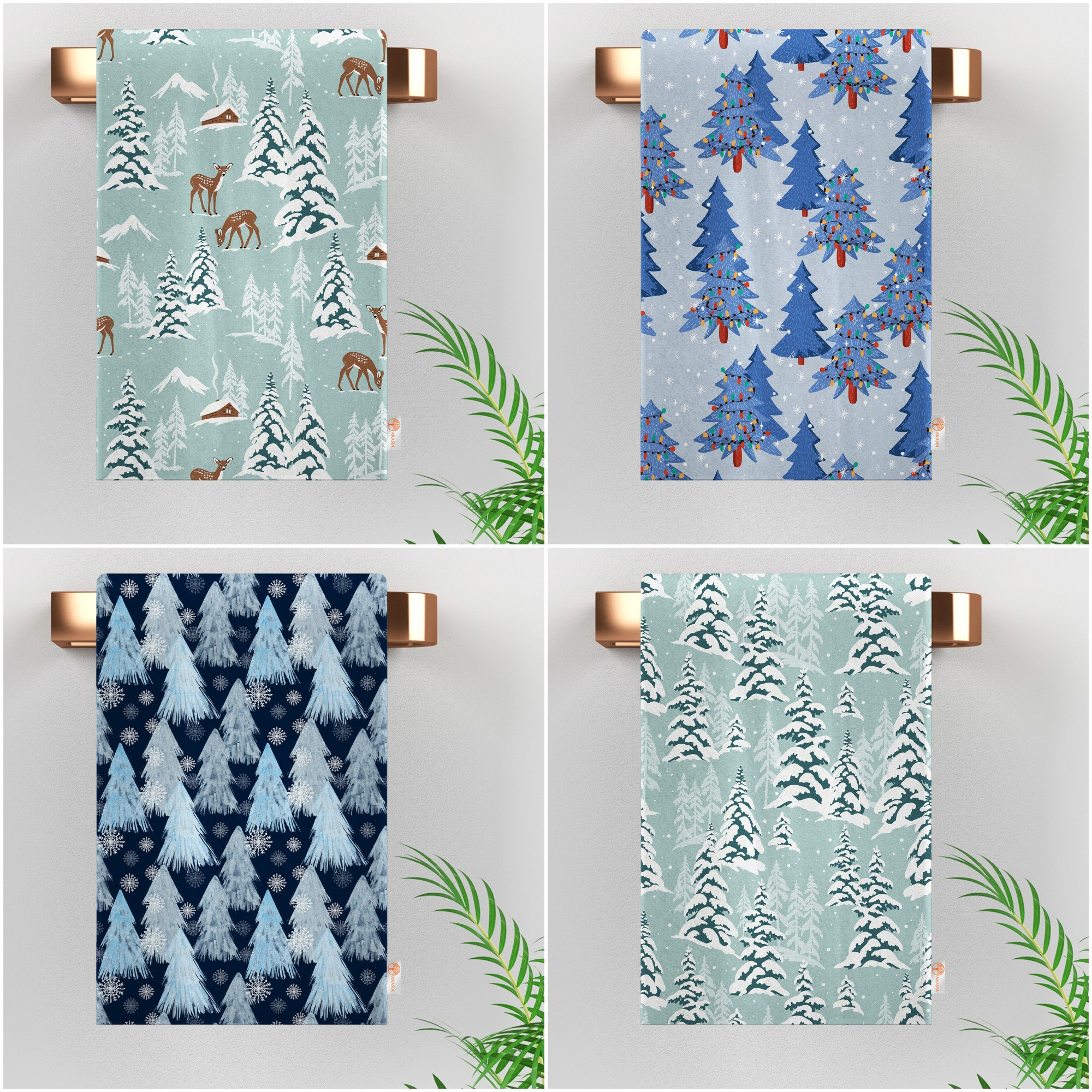 Seasonal tea towels discount