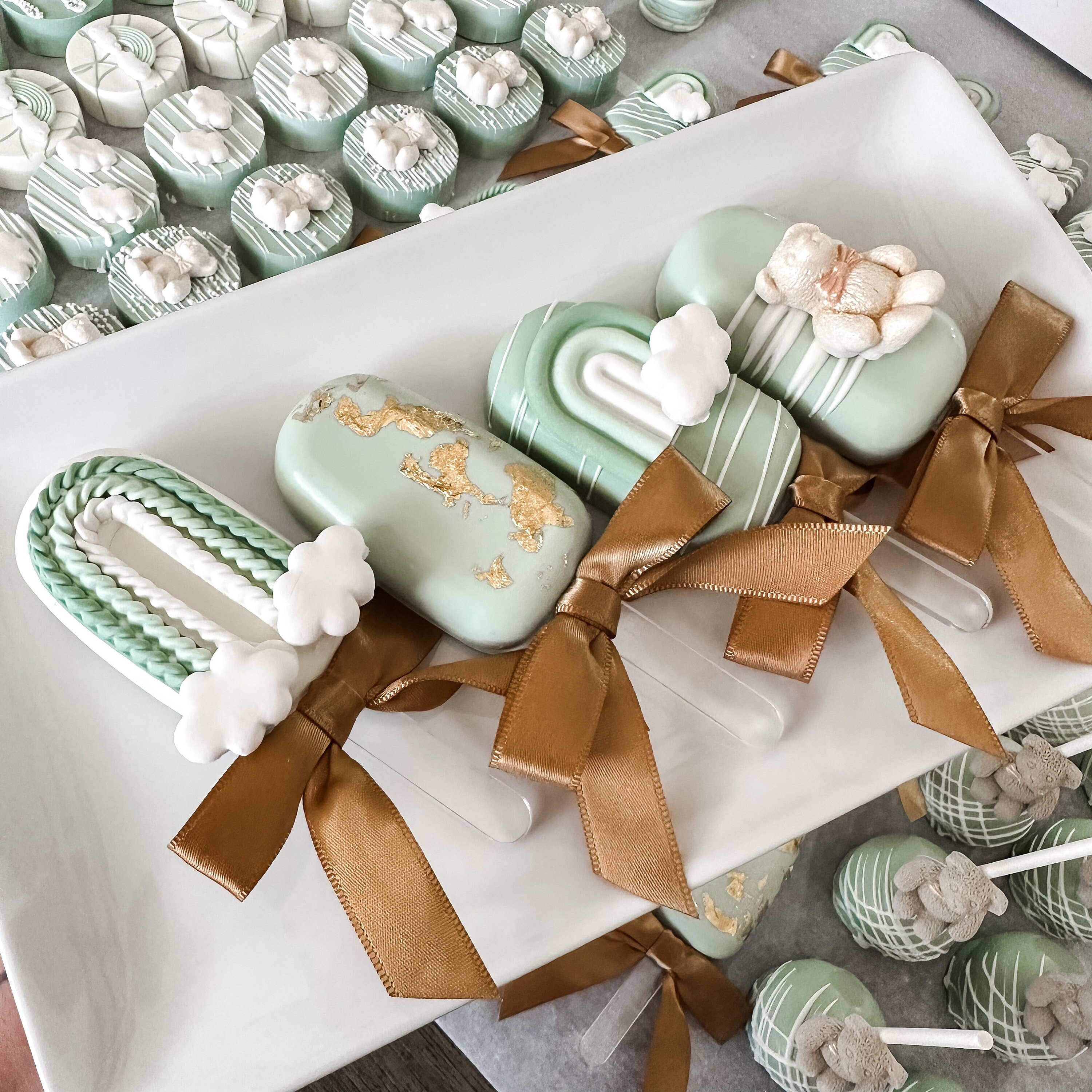 Rainbow Baby Shower Cakesicles Etsy