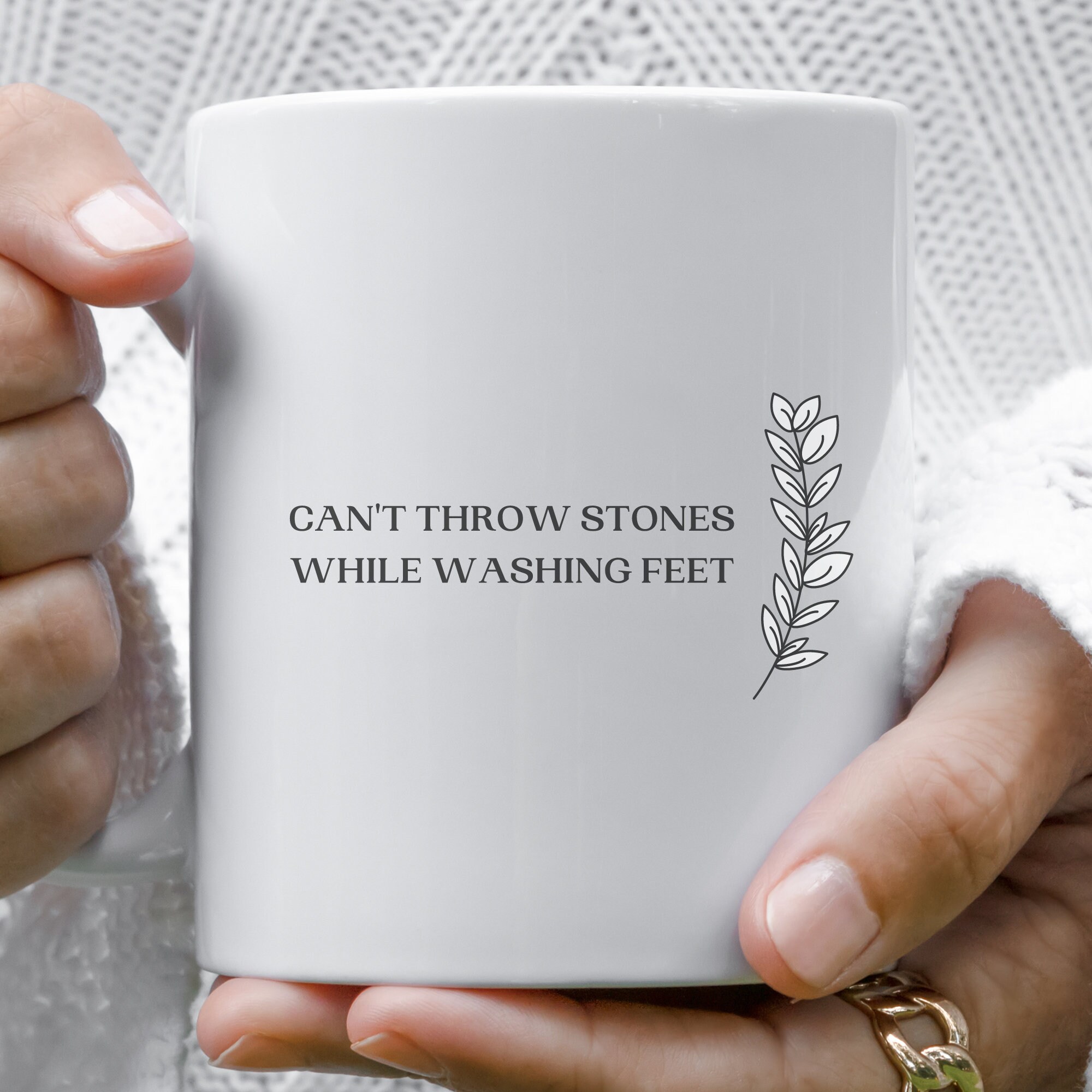 Can't Throw Stones While Washing Feet Faith SVG Biblical SVG File