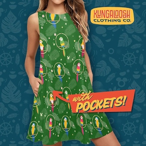 Disneyland Tiki Dress Women's - Etsy