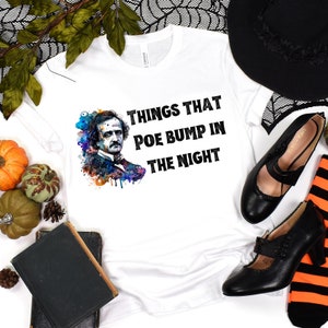 Edgar Allan Poe Shirt, Halloween, Halloween Shirt, Literature Shirt
