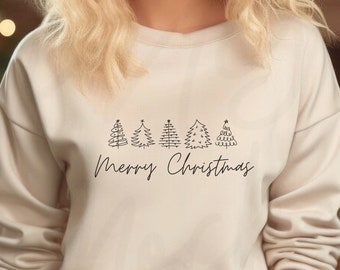 Vrolijk kerstfeest PNG-sublimatieontwerp, directe digitale download