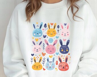 Bunny PNG Designs Sublimation Sofortiger digitaler Download PNG-Dateien