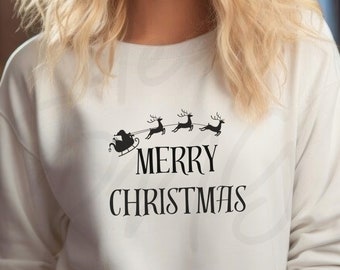 Vrolijk kerstfeest png-sublimatieontwerp, instant digitale download