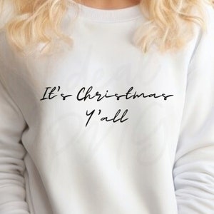 its Christmas Yall PNG Sublimation Instant Digital Download