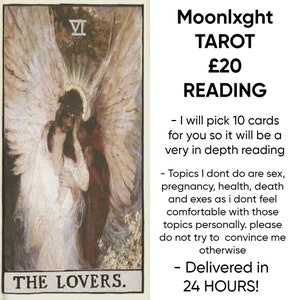 10 kaarten TAROT LEZEN - Geleverd in 24 UUR!
