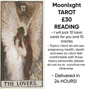 20 kaarten TAROT + ORACLE lezen - Geleverd in 24 UUR!
