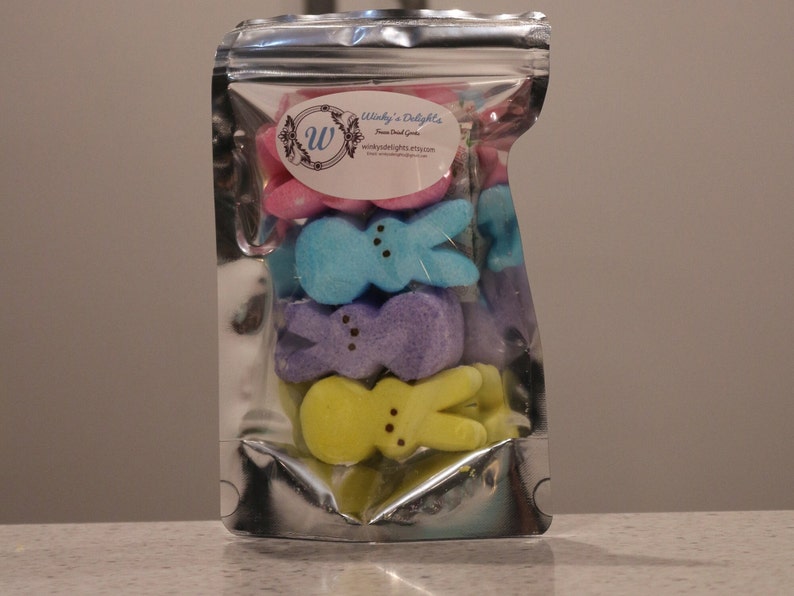 Freeze Dried Peep Bunnies Easter Basket Surprise Etsy