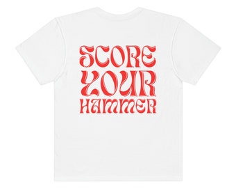 Score Your Hammer T-Shirt - White/Red