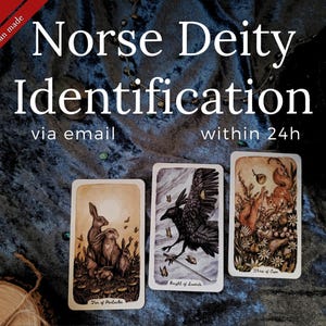 Lecture de tarot d'identification de divinité scandinave (le même jour)