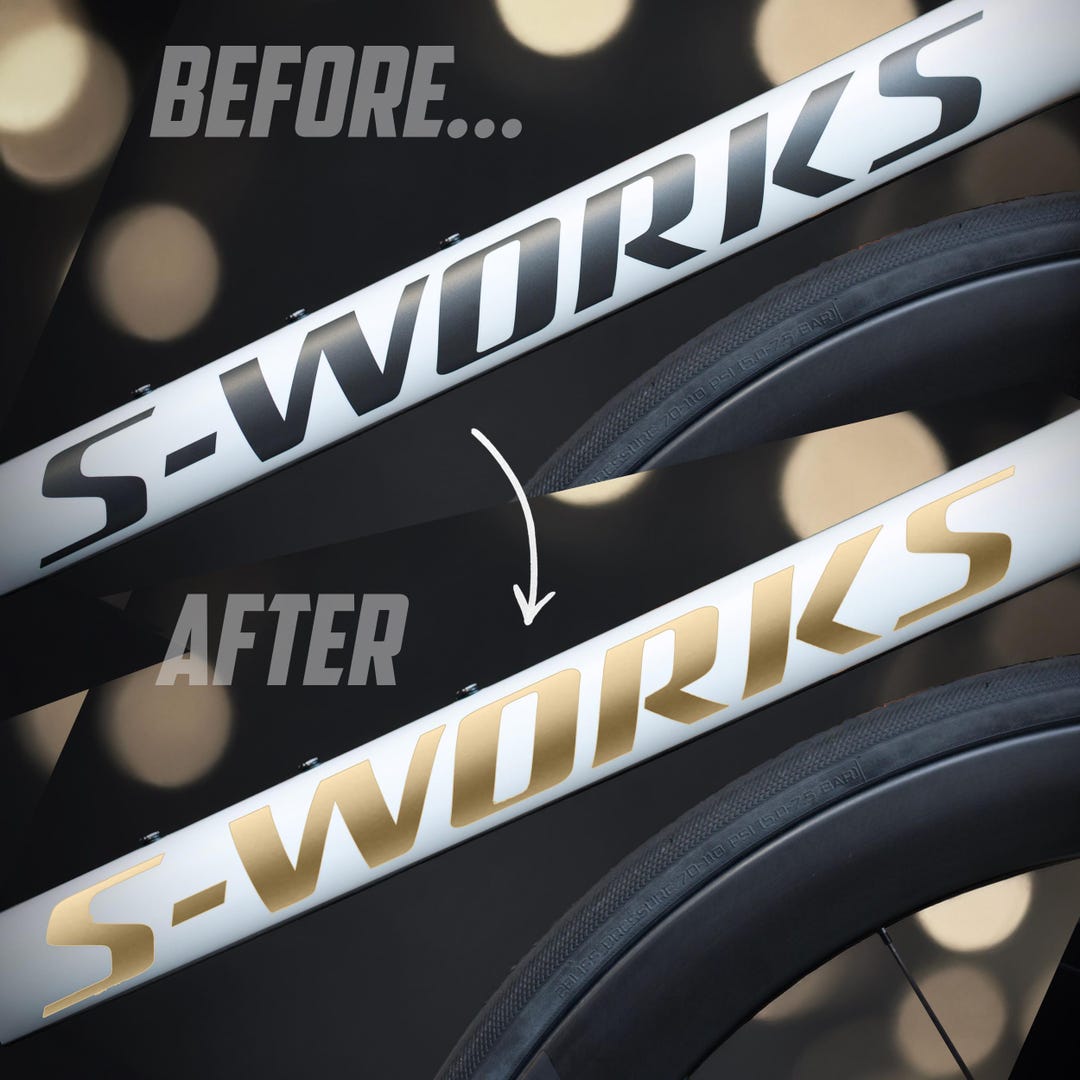 Fully Custom Bike Decal by Sancraftsco, Waterproof Vinyl Sticker for ...