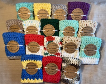 Crocheted dishcloths