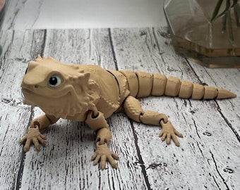 Articulated Bearded Dragon figure! Gift, stress relief, anxiety, support animal, fidget sensory toy
