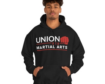Union UTA "Train Hard, Hit Harder" Unisex Heavy Blend Hooded Sweatshirt