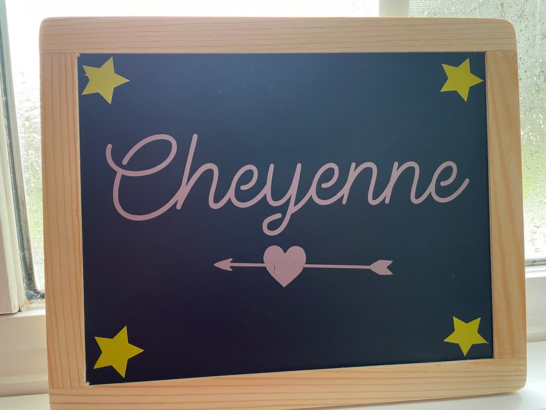 Chalkboard Vinyl School Sign - Etsy