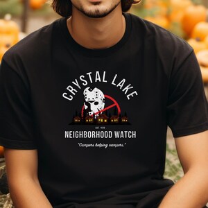 Jason Voorhees, Freitag der 13.Film, Slasher Tshirt, Halloween Shirt, Lager Crystal Lake, Horror, Kult, Neighborhood Watch,
