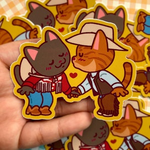 Cowboy Cats | Cowboy Kittens | Vinyl Sticker