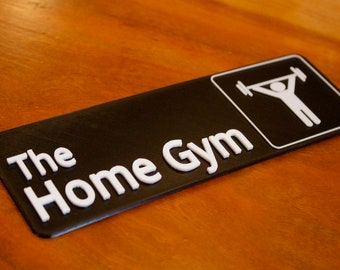 3D Printed "The Office" Home Gym Sign