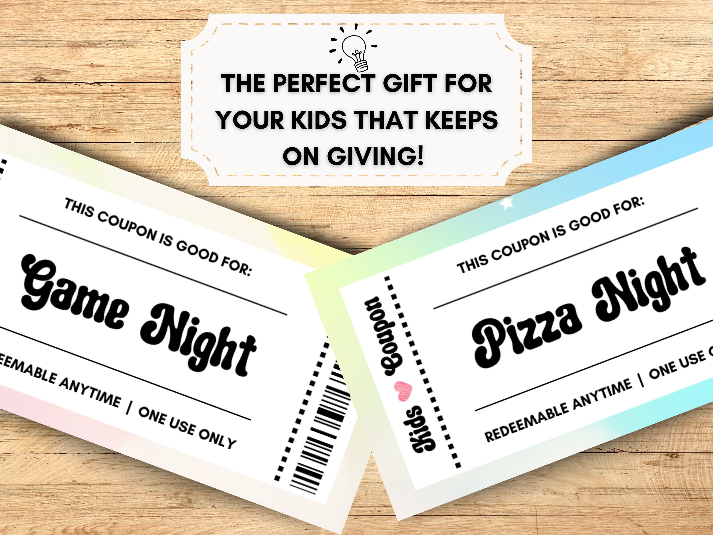 Kids Coupon Book Printable Coupon Book for Kids Reward - Etsy