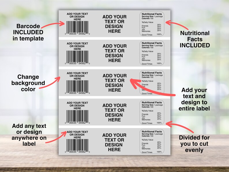 Editable Water Bottle Labels Template, DIY Party Label (canva, PDF) - Etsy