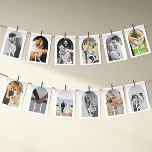 Bride To Be Photo Banner Template, Editable Bridal Shower Garland, Bachelorette Party Decor, Hen Party Bunting, Bridal Shower Picture Banner