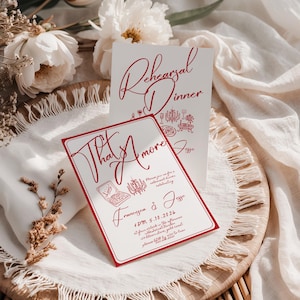 That&#39;s Amore Engagement Invitation Template, Editable Italian Pizza Party Invites, Rehearsal Dinner Party Invite, Wedding Shower, Canva
