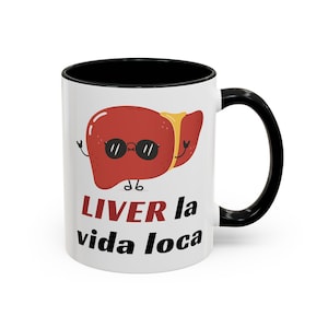 Funny Liver Coffee Mug | Gift for Friends, Humor Cup, Medical Theme,