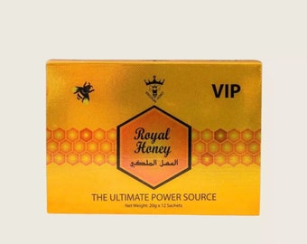 Gold Honey, Honey Sachet for Men Each 20gm, VIP Honey for Men, Health Nutrition, Natural Remedies