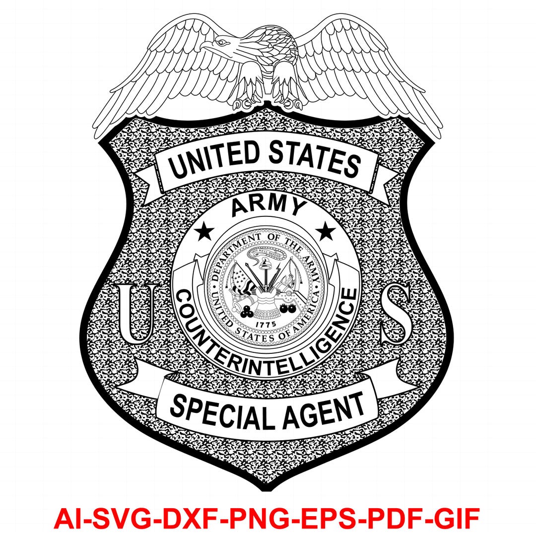 United States, Army, Counterintelligence, Special Agent, Badge, Logo ...