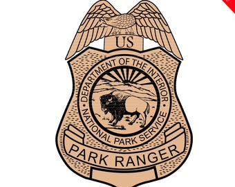 Us-Department,-Of-The-Interior,-National,-Park-Service,-Badge, Seal, Custom, Ai, Vector, SVG, DXF, PNG,