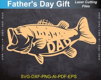Father's Day Gift, Gift for Dad, Grandpa, Husband, Fishing Gift for Dad, Gift from Kids, Personalized Father's Day Ideas, Fish Ruler for Dad