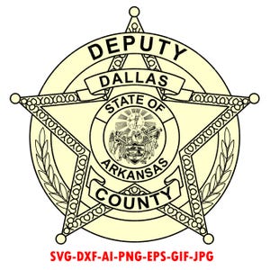 Dallas County Sheriff Badge - Etsy