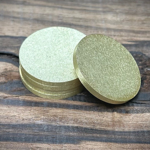 1.5" brass round blank