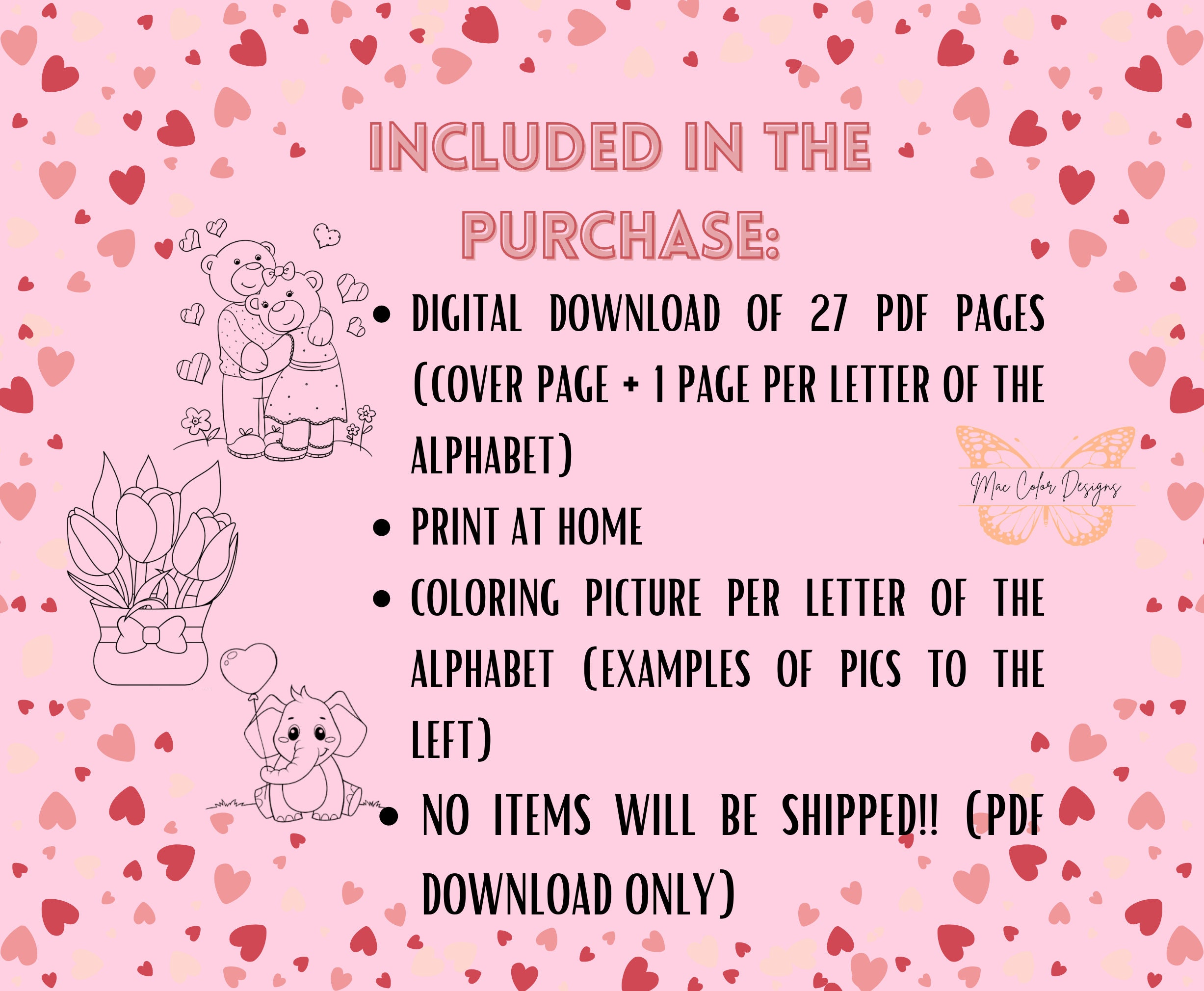 Valentines Day Theme Printable Alphabet Tracing Pages | Dot Preschool ...